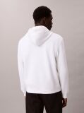 White Logo Graphic Hoodie  Men