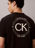 Black Embroidered Logo T-shirt  Men