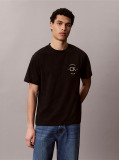 Black Embroidered Logo T-shirt  Men