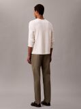 Green Slim Fit Buttoned Chinos  Men