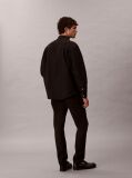 Black Slim Tapered Leg Black Jeans  Men