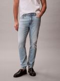 Denim Marbled Slim Tapered Leg Jeans  Men