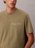 Green Embroidered Logo T-shirt  Men