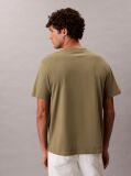 Green Embroidered Logo T-shirt  Men