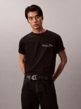 Black Embroidered Logo T-shirt  Men