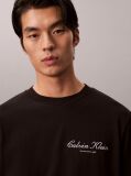 Black Embroidered Logo T-shirt  Men