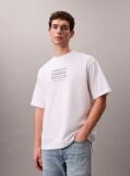 White Graphic Relaxed T-Shirt  Men