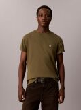 Green Monogram Logo Terry Crew Neck Sweatshirt  Men
