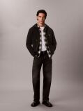 Black Tonal Monogram Sueded Terry Zip-Thru Hoodie  Men