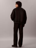 Μαύρο Baggy Παντελόνι Από Βαμβακερό Twill  Άνδρας