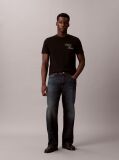 Black Embroidered Logo T-shirt  Men