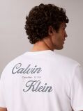 White Embroidered Logo T-shirt  Men