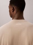 Brown Embroidered Logo T-shirt  Men