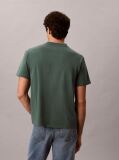 Green Washed Cotton Monogram T-shirt  Men