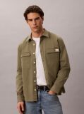 Πράσινο Utility Overshirt Από Άνετο Βαμβάκι  Άνδρας