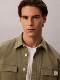 Πράσινο Utility Overshirt Από Άνετο Βαμβάκι  Άνδρας