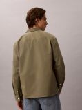 Πράσινο Utility Overshirt Από Άνετο Βαμβάκι  Άνδρας