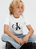 Λευκό T-shirt Με Λογότυπο  Παιδικό Unisex
