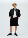Black Kids' Relaxed Jogging Shorts  Kids Unisex