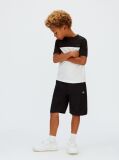 Black Colourblock T-shirt  Boys