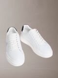 White Leather Durable Traction NYC Trainers  Men