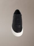 Black Premier - Leather Signature Trainers  Men
