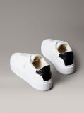 White Sienna - Leather Logo Platform Trainers  Women
