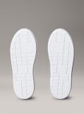 White Sienna - Leather Logo Platform Trainers  Women