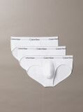 Λευκό Σετ 3 Σλιπ - Icon Cotton Stretch  Άνδρας