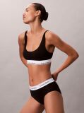Black Lightly Lined Bralette - Icon Cotton Modal  Women