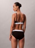 Black Lightly Lined Bralette - Icon Cotton Modal  Women
