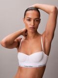 Λευκό Σουτιέν Μπαλκονέ Με Φαρδύ Λάστιχο - Icon Cotton Modal  Γυναίκα