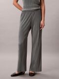 Grey Plisse Pull On Trousers  Women