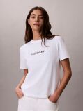 White Logo Crew Neck Tee  Women