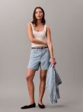 Denim Denim Σορτς Με Λεπτομέρεια Από Βελονάκι  Γυναίκα