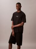 Black Logo Graphic Relaxed T-Shirt  Men