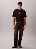 Black Relaxed Logo Appliqué T-shirt  Men