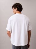 White Relaxed Logo Appliqué T-shirt  Men