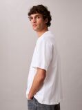 White Relaxed Logo Appliqué T-shirt  Men