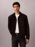 Black Ripstop Trucker Jacket  Men