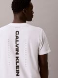 Λευκό T-Shirt Με Washed Φινίρισμα Και Γραφικό Λογότυπο  Άνδρας