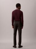 Black Slim Tropical Wool Trousers  Men