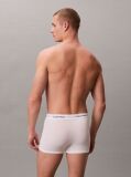 White 3 Pack Relaxed Dart Trunks - Icon Cotton Stretch  Men
