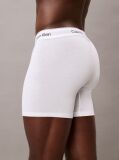 White 3 Pack Boxer Briefs - Icon Cotton Stretch  Men