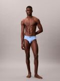 Blue Graphic Monogram Cotton Stretch Briefs  Men
