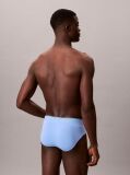 Blue Graphic Monogram Cotton Stretch Briefs  Men
