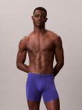 Blue Graphic Monogram Cotton Stretch Boxer Briefs  Men