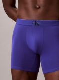 Blue Graphic Monogram Cotton Stretch Boxer Briefs  Men