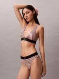 Pink Triangle Bralette - Graphic Monogram Microfibre Stretch  Women