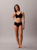 Black Lightly Lined Bralette - Graphic Monogram Microfibre Stretch  Women